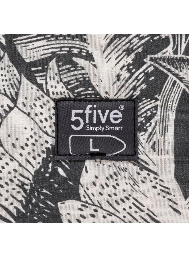 حامل ماكينة تحضير ألترا غطاء طاولة الكوي بنقشة زهور 5 طبقات رمادي وأبيض 1 x 55 x 140 سم 186111 - Image 4